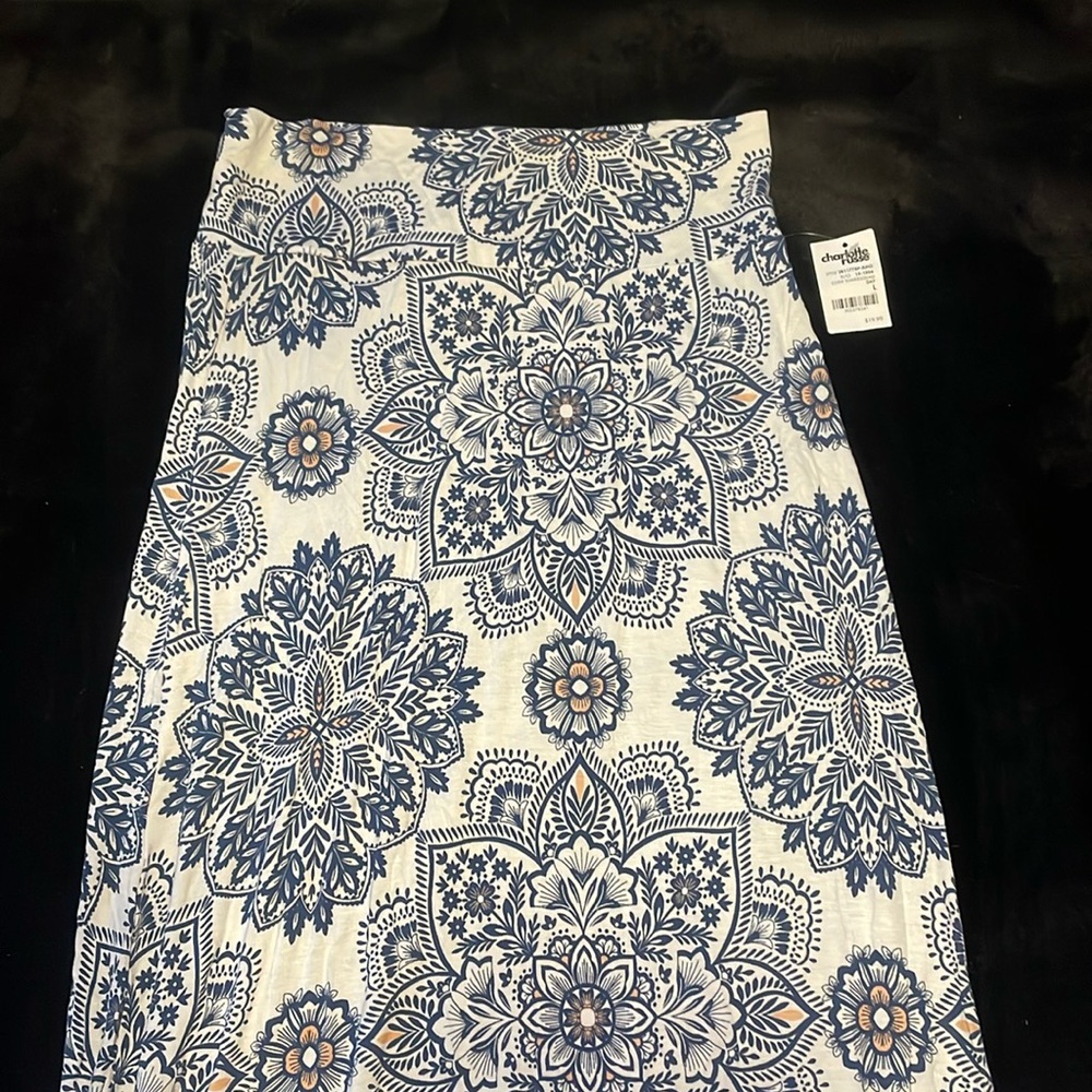 Charlotte Russe maxi skirt, size large with tags!